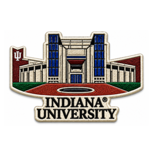 Indiana University Campus Building Embroidered Patch