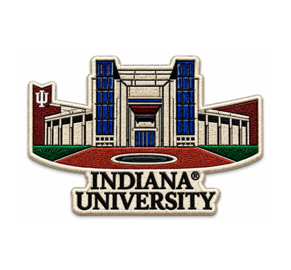 Indiana University Campus Building Embroidered Patch