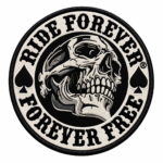 Ride Forever & Forever Free Embroidered Patch