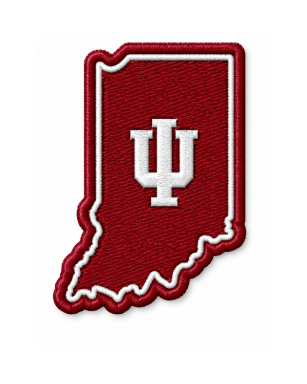 Indiana State IU Embroidered Patch