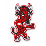 IU Bull Mascot Football Embroidered Patch