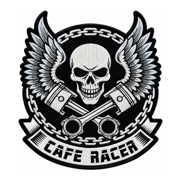 Cafe Racer Embroidered Patch