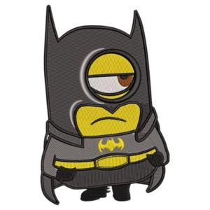Bat Hero Minion embroidered patch