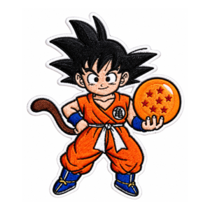 Kid Goku embroidered patch