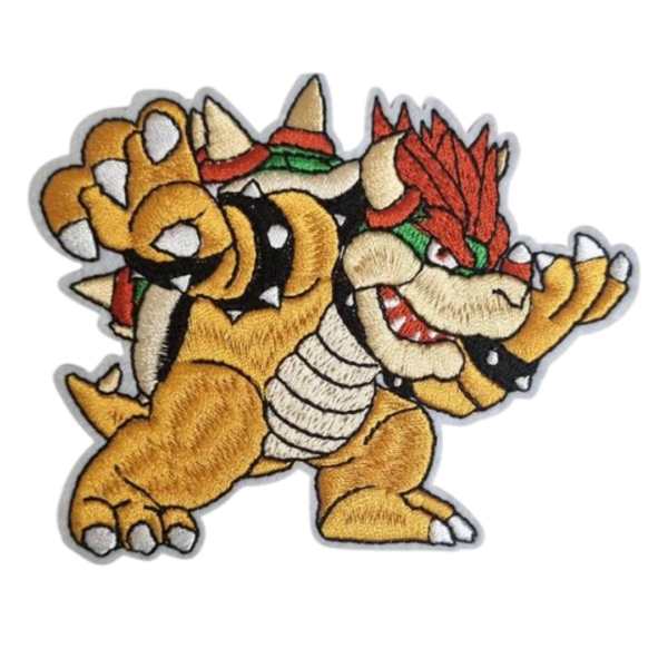 Bowser embroidered patch