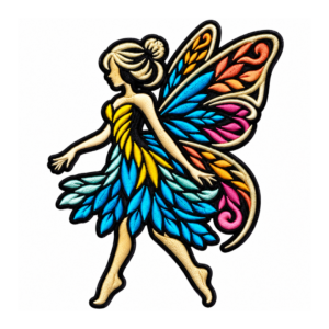 Fairy Embroidered Patch