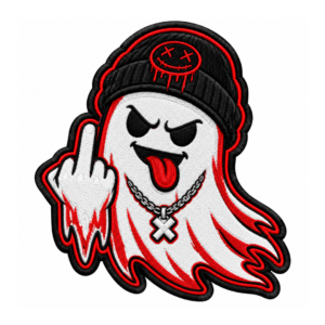 Gangster Ghost Cartoon Embroidered Patch